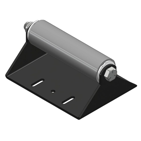 Global Slide Out Roller, Surface Mount, Model No 648, W/Single Roller, Powder Coat Black Mounting Bracket. SOR-SM-648-2006 - main
